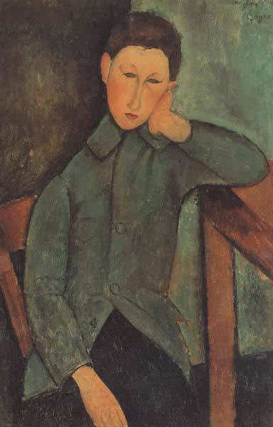 Amedeo Modigliani Le garcon a la veste bleue (mk38) oil painting image
